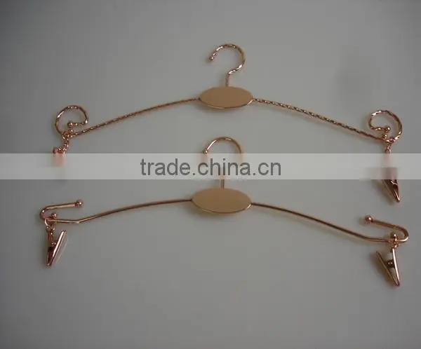 XQ53 metal clips bra hanger underwear hanger