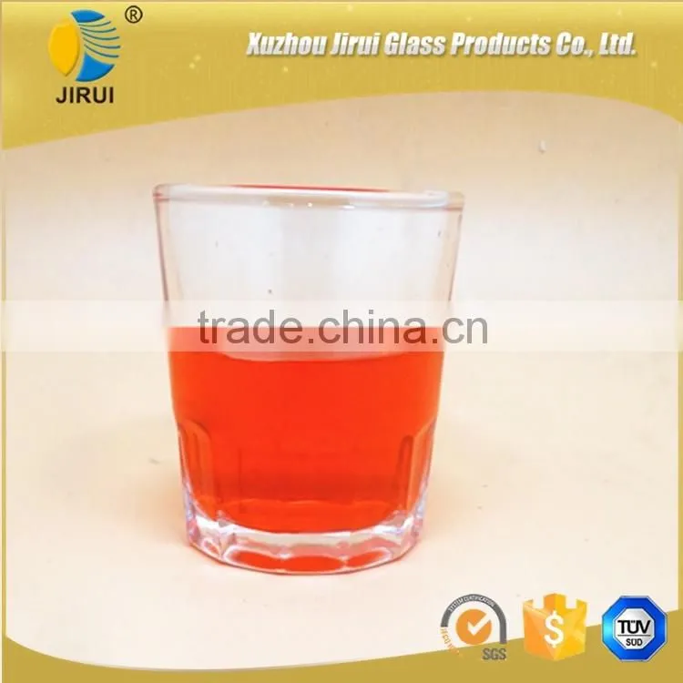 100ml cheap glass cups for water drinking