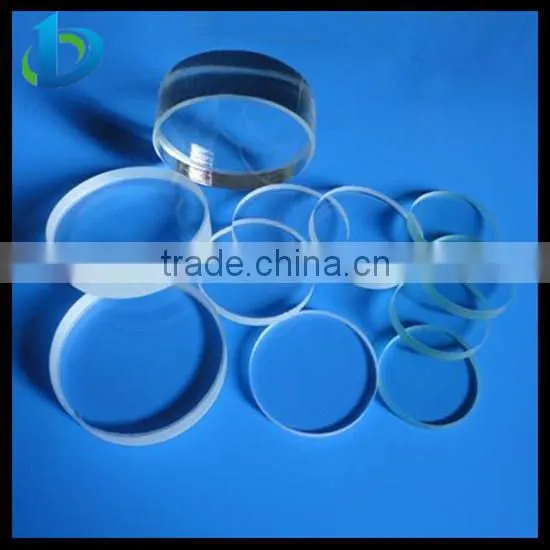 3mm 3.2mm 4mm round tempered clear glass covers for led lighting