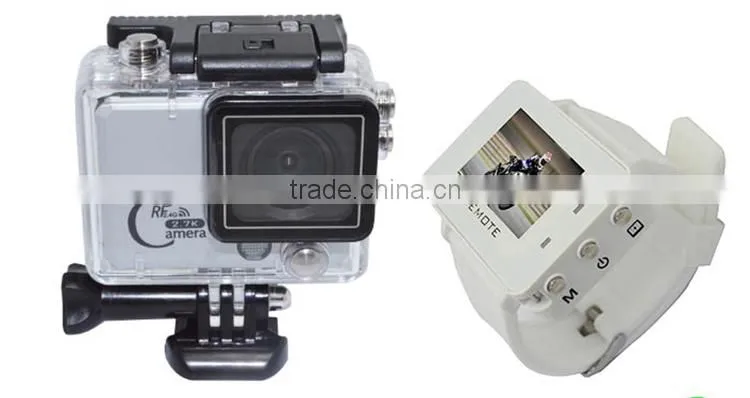X5 Plus - Ambarella A7LA50 Processor 50 Meters Waterproof Action Camera 2560x1080@30fps 1920x1080@45fps with RF Watch Controller