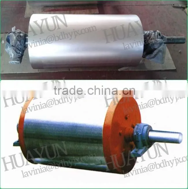 650mm Belt widht Belt Conveyor Pulley Head Magnetic Drum