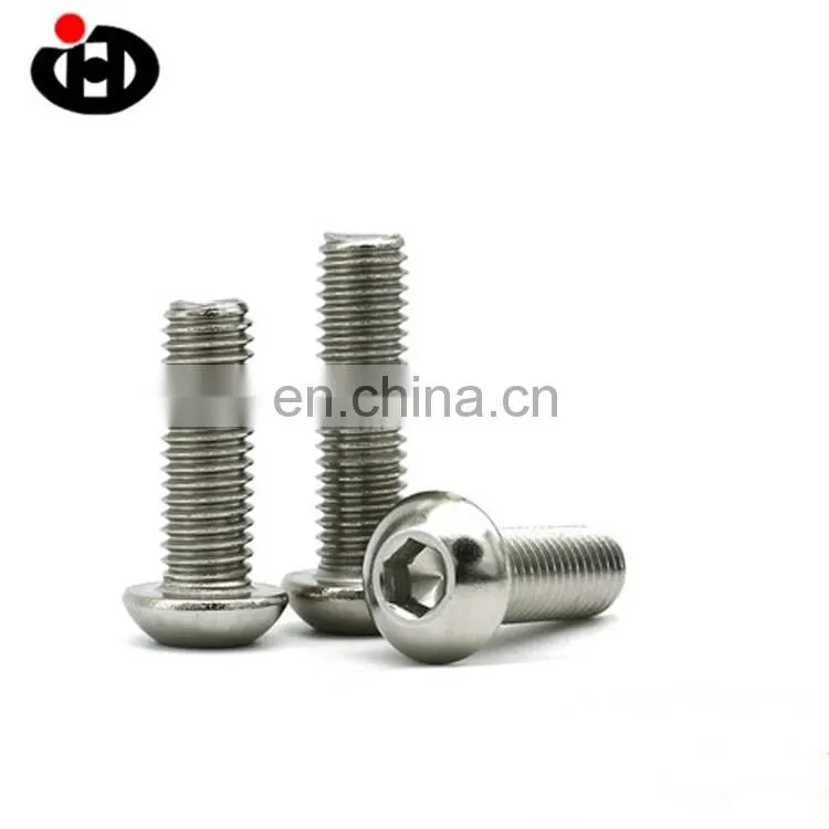 High Quality Stainless Steel Hexagon Round Head Screw Parts ISO7380
