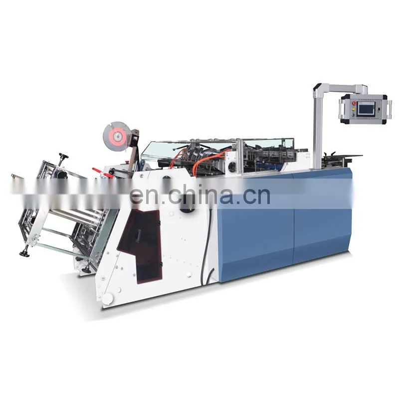HBM1000 Automatic 3D 3-dimensional 4 corner french fried chips hamburger Burger Paper box making machine