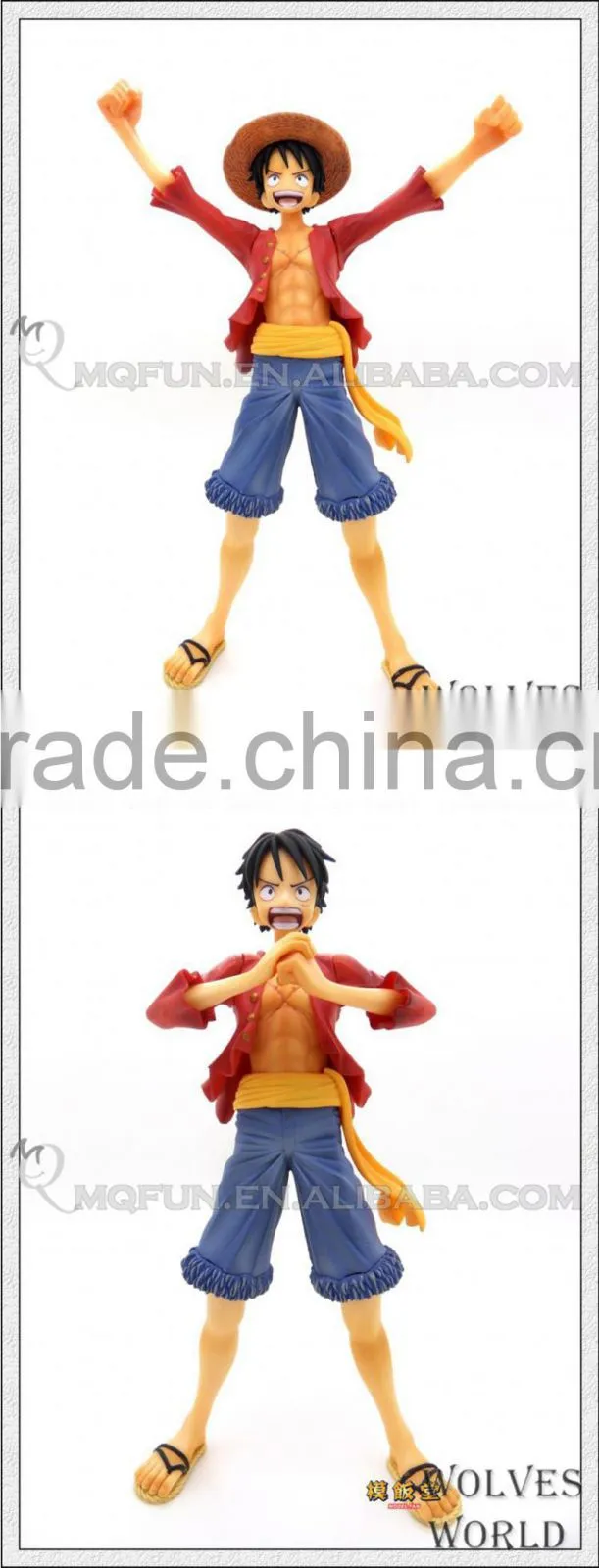 MINI QUTE 23 cm Japanese anime one piece action figure change styles Monkey D Luffy brinquedos boys in box NO.MQ 083
