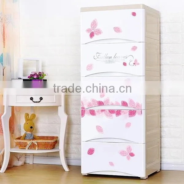 yellow color large plastic storage drawers for clothes storage