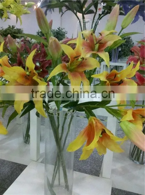 PU artificial Lilium casa blanca