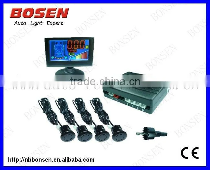 auto parking sensor with Video camera TFT display and human voice