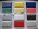 Nonwoven acoustic wall panels material