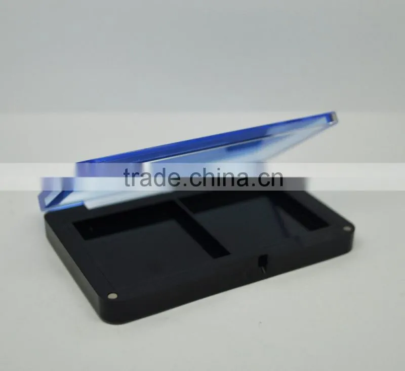 cosmetic eyeshadow powder case/plastic press powder case