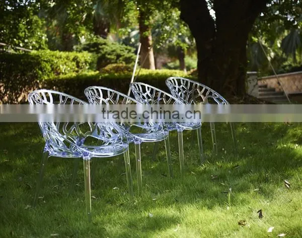 PC plastic design crystal chair