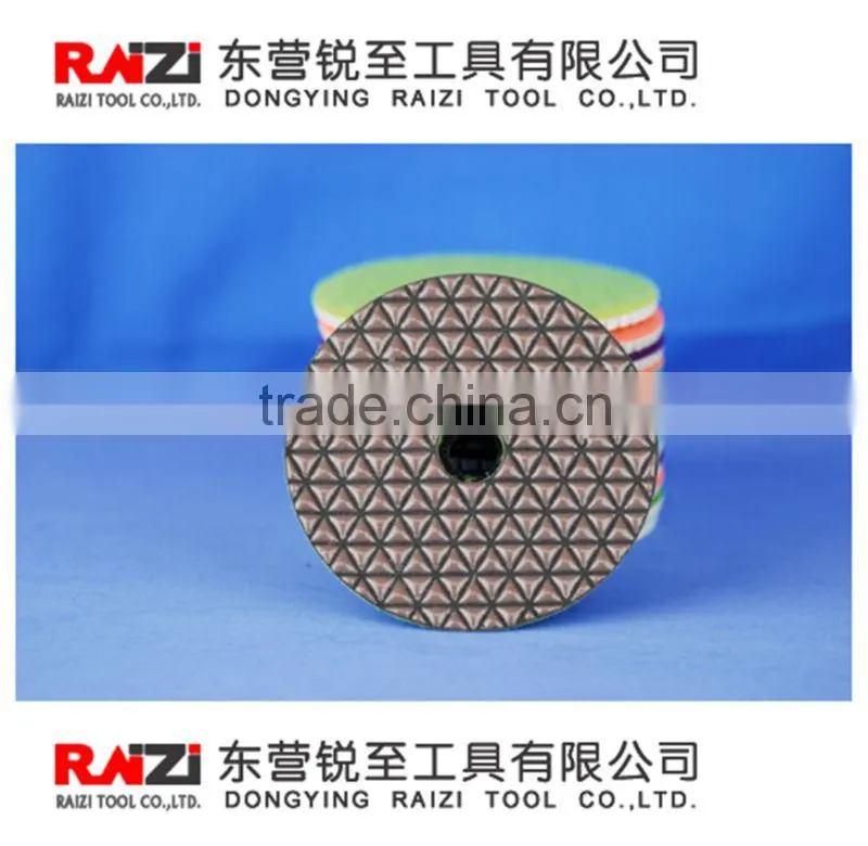 3 Step Wet Diamond Polishing Pads For Granite