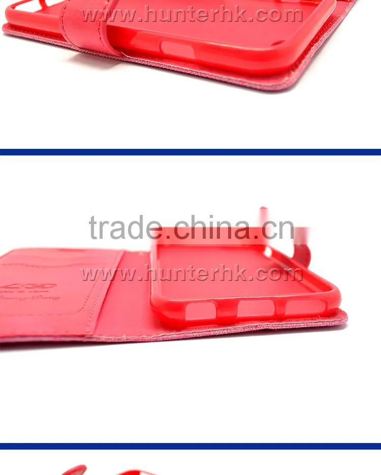 Compact Cloth Material Wallet Case For iphone 6S