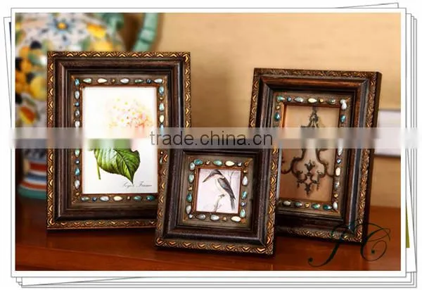 2015 Hot Sale Christmas Noble Wooden Photo Frame With High Quality