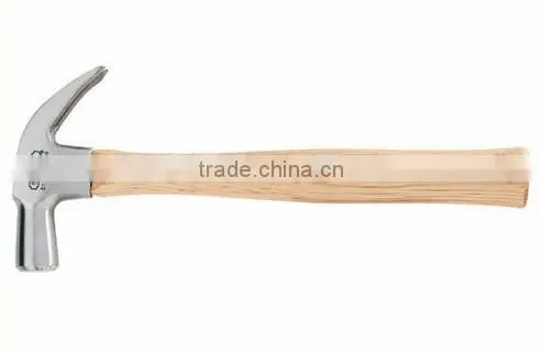 British Type claw hammer with TPR plastic coated handle