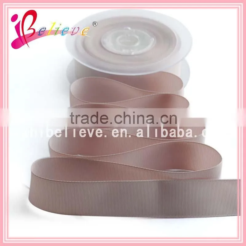 Wholesale brand products environmental solid grosgrain ribbon