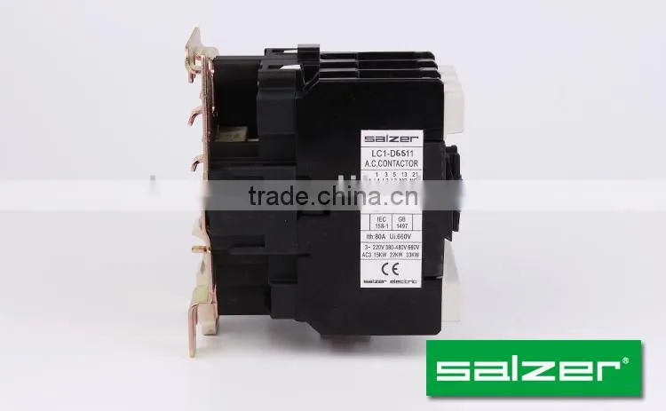 Salzer Old Type SALC1-D6511 Reversing AC Contactor