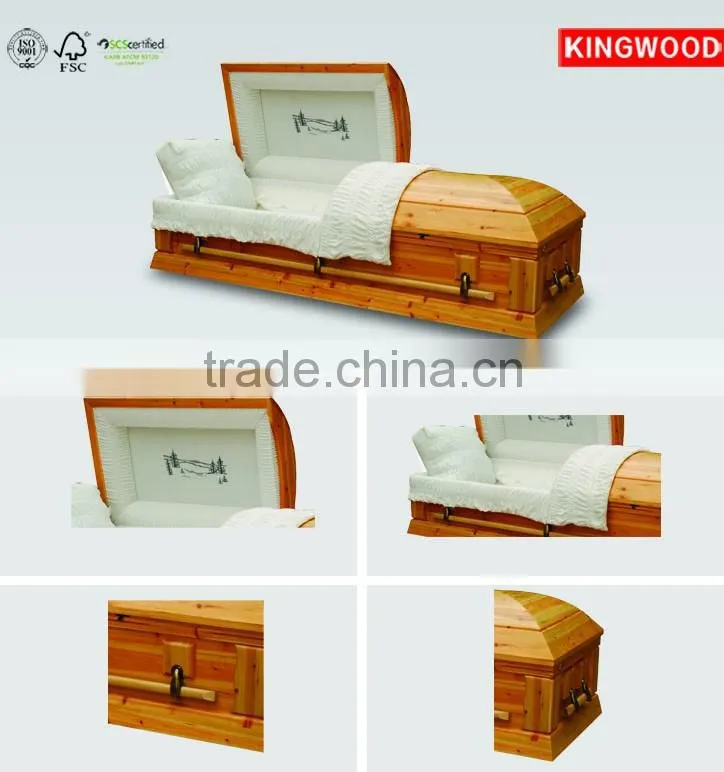 CEDARLAND wholesale coffin China wooden casket manufacturers at best price