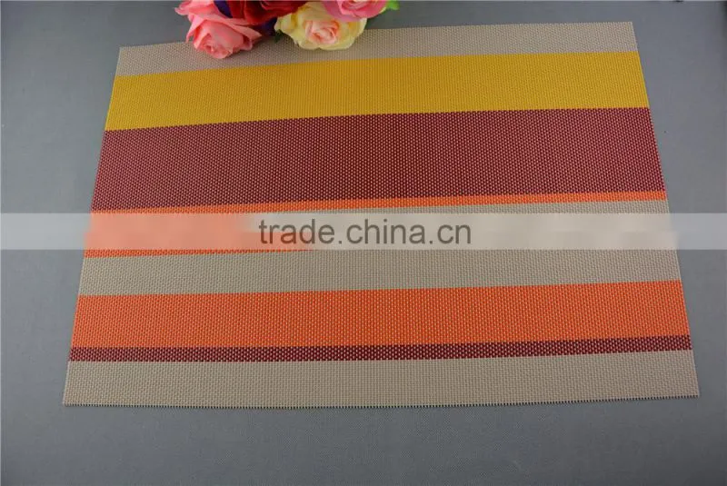 Manufacturers selling fashion color heat insulation pad high-grade table mat PVC coasters Placemat commodity