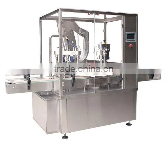 Double head rotary capping machine
