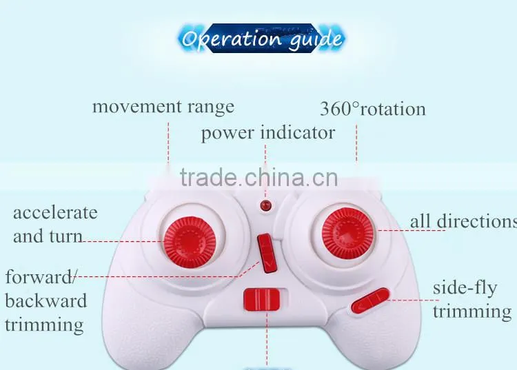 2.4G 4CH 6axis gyro mini RC UFO headless quadcopter