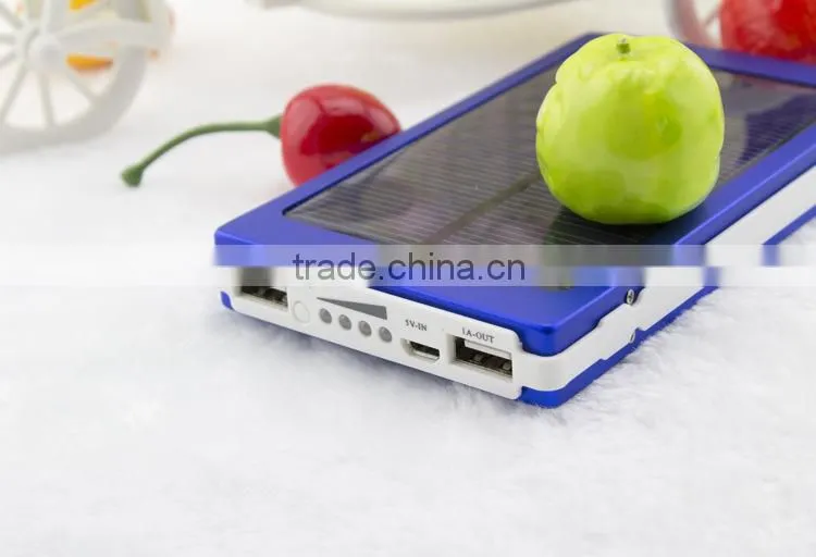 Solar Power Bank Charger Waterproof Solar Mobile Charger For for Cell Phone XH-SR
