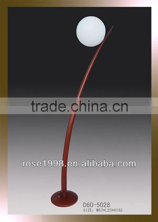 modern glass ball standing lamp