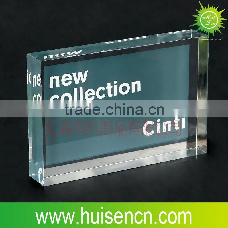 Credit card sign board holder for counter display