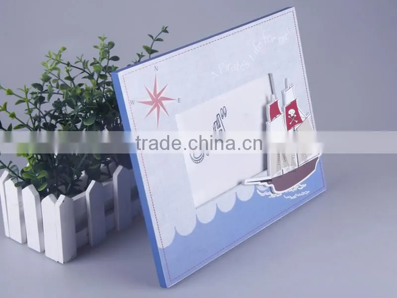 2014 Hot Sale 4*6 Pirate MDF Photo Frame With 3D Effect