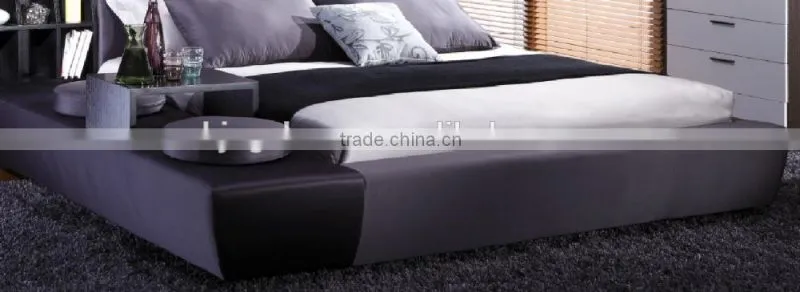 B1197A elegance comfy upholstered solid wood bed box bedroom bed