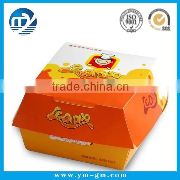Customized plain paper popcorn box