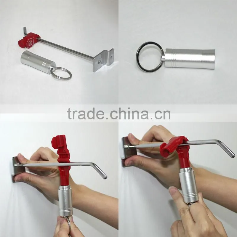 Hook magnetic detacher for stop lock