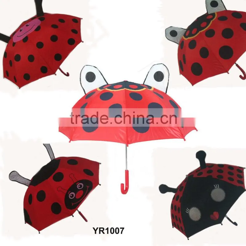 19"x8ribs stick auto open child animal umbrella YR1007