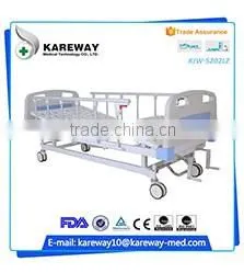Manufacturer medical equipments 3 cranks hospital 3 function manual bed