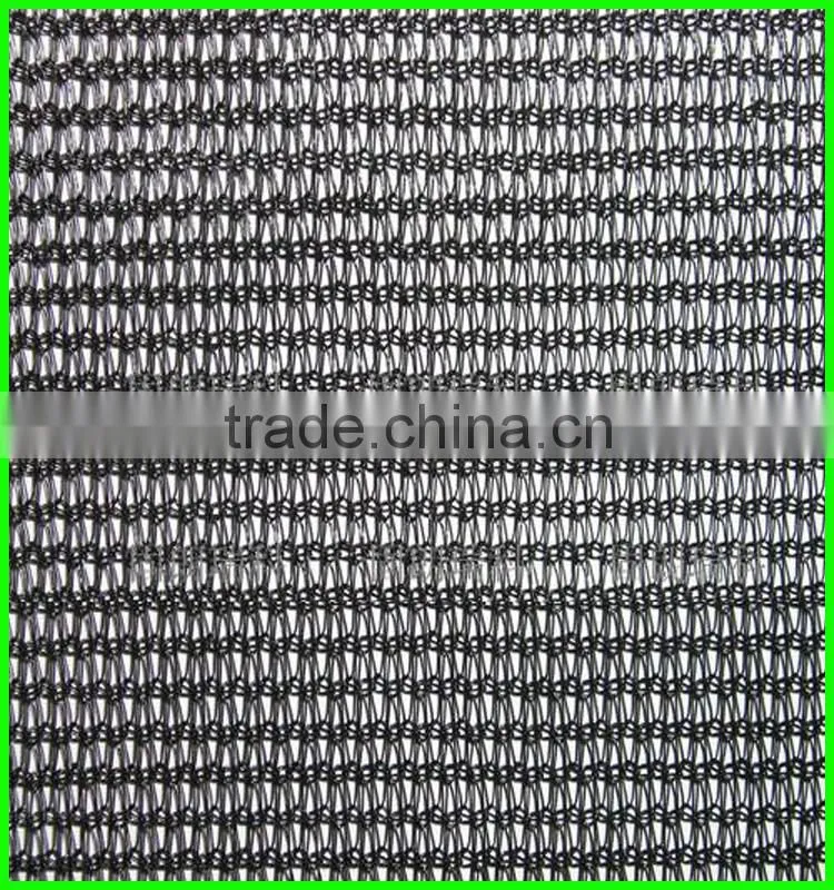 Dark green safety netting for construction machine