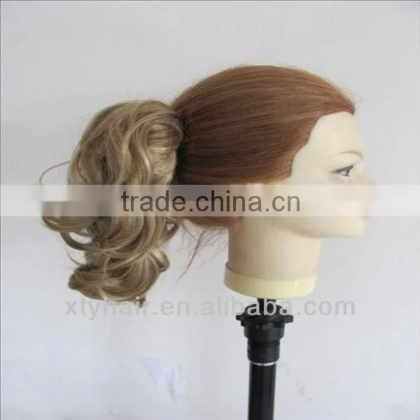 fashion hair extension with plastic comb