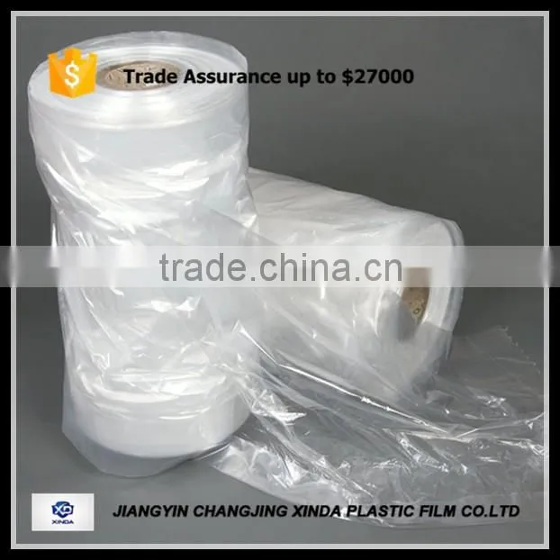 Poly Clear Plastic Hanger Covers Dry Cleaning Bags On Roll For Shirt
