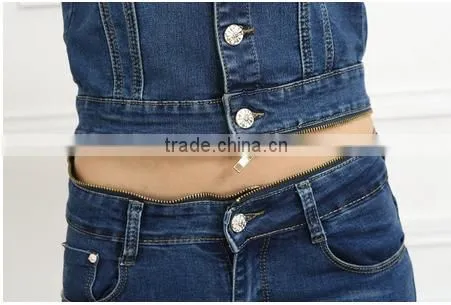 Jeans Women New Style skinny Zipper overalls jean Fashion Designer high waisted jean for women