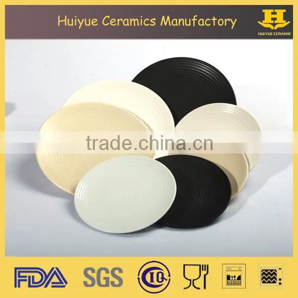 chip and dip plate ceramic round shape