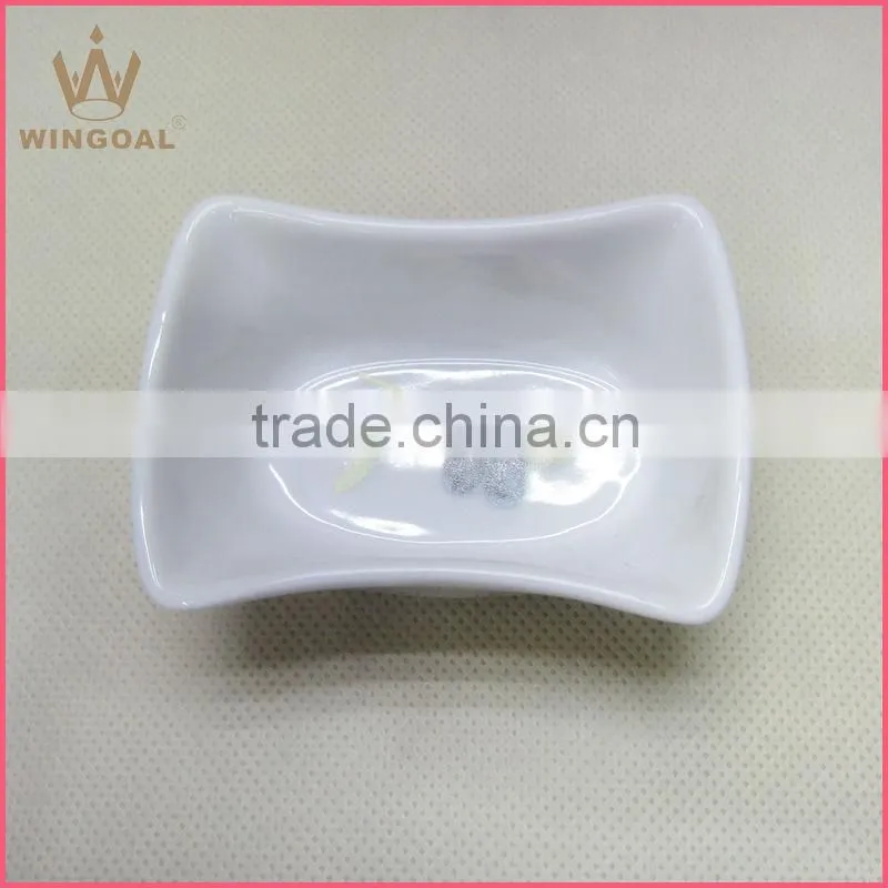 porcelain dinner set with olive decal