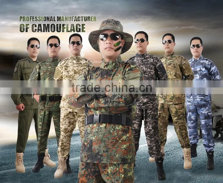 High Quality Military Digital Camouflage Fabric Army Uniform