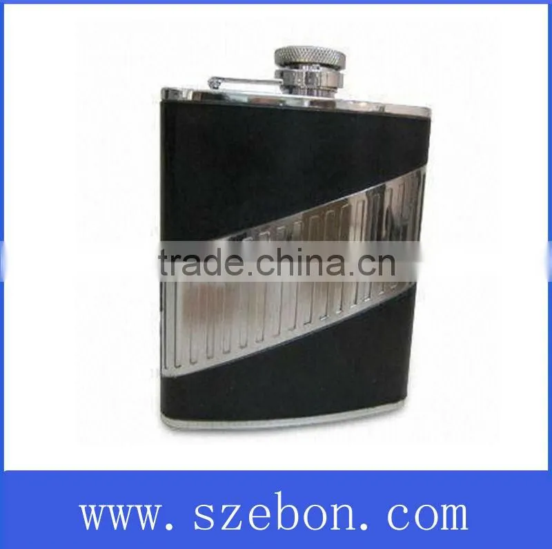 Stainless steel promotional hip flask