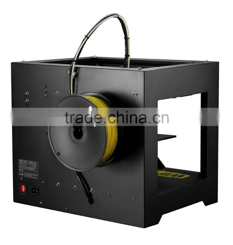 Best desktop Assembled 3D printer for professional user, ready to use with LCD ,0.1 mm solution, big size can be printed cura