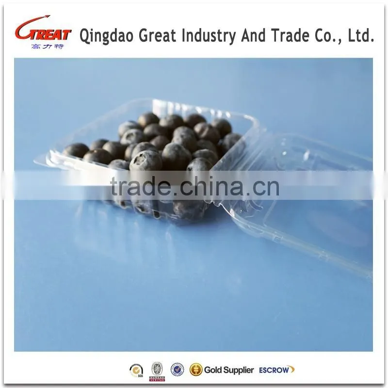 Fruit Packaging Container Food Storage Box Blueberry Packaging Punnet