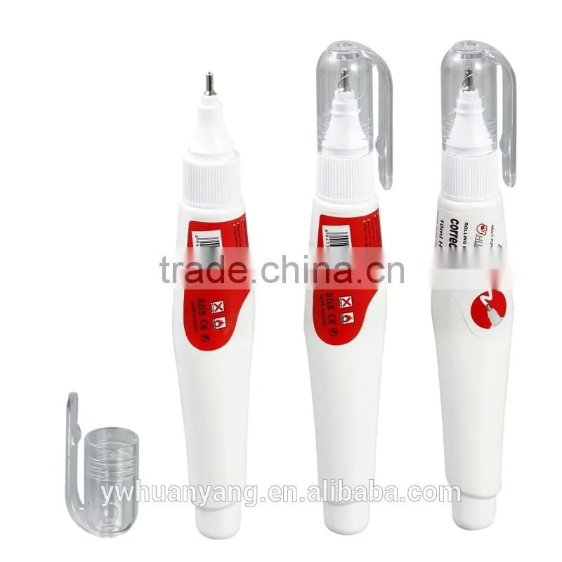 Metal tip precise application correction pen fluid liquid corrector.