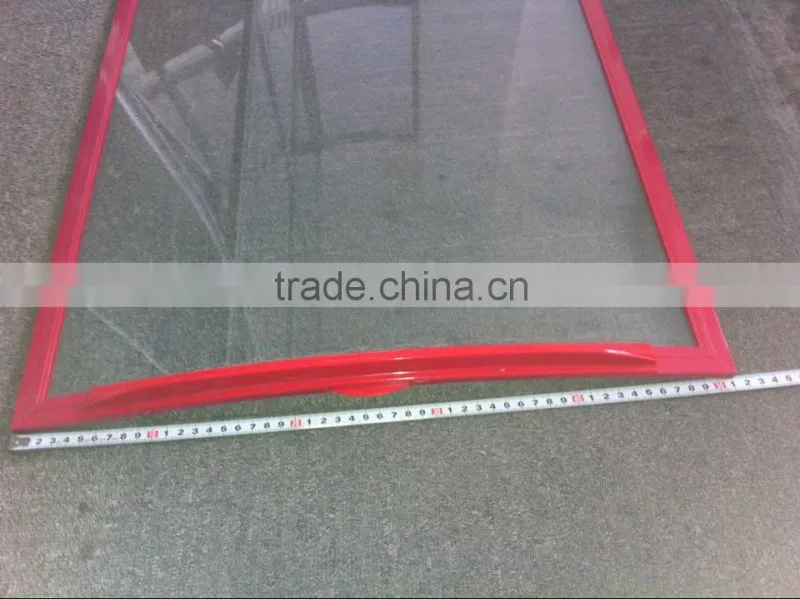 Curve Glass Door For 1094*598mm 1294*598mm CKD freezer parts freezer glass door frame (freezer &refrigerator parts)