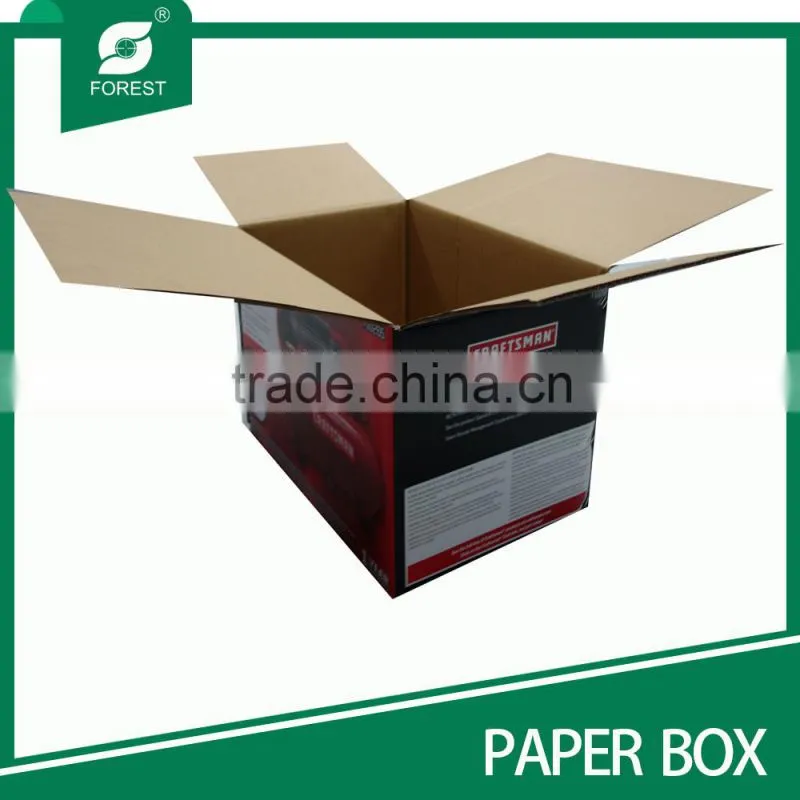 Larger kraft foldable paper box shipping box