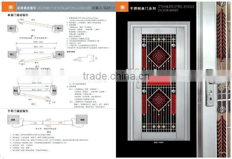 stainless steel door S-05