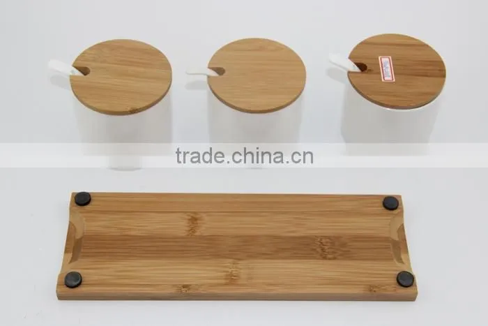 2015 hot selling white ceramic jars with lids