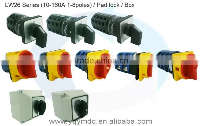 HZ5B-20/3 for dismantling machine only electrical changeover rotary cam combination switch three poles 20A sliver point contacts