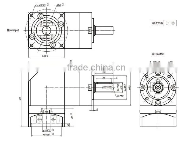 planetary motor reducer 12v